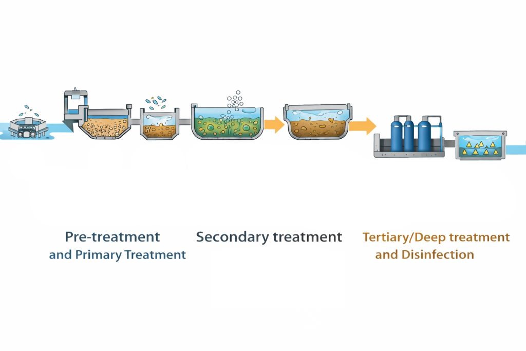 Key Stages of Wastewater Treatment