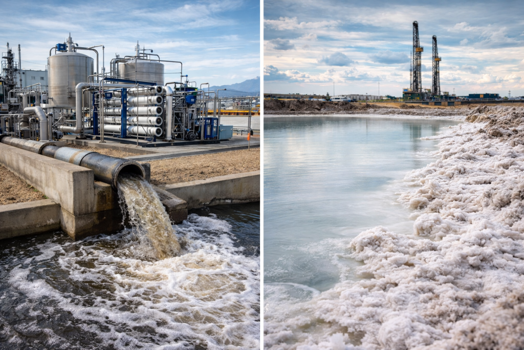 High-salinity wastewater