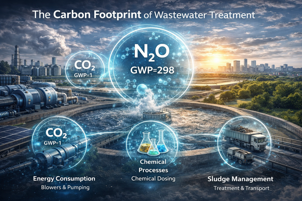 The Carbon Footprint of Wastewater Treatment