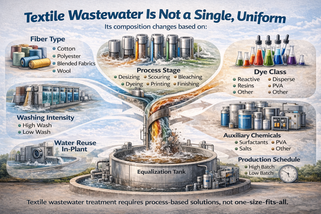 Textile wastewater treatment requires process-based solutions, not one-size-fits-all